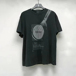 メンズアンダーアームカバーTシャツ,高品質の伸縮性スケルトンTシャツ,ストリートTシャツ,コットンTシャツ,プラスサイズのTシャツ2023 #360