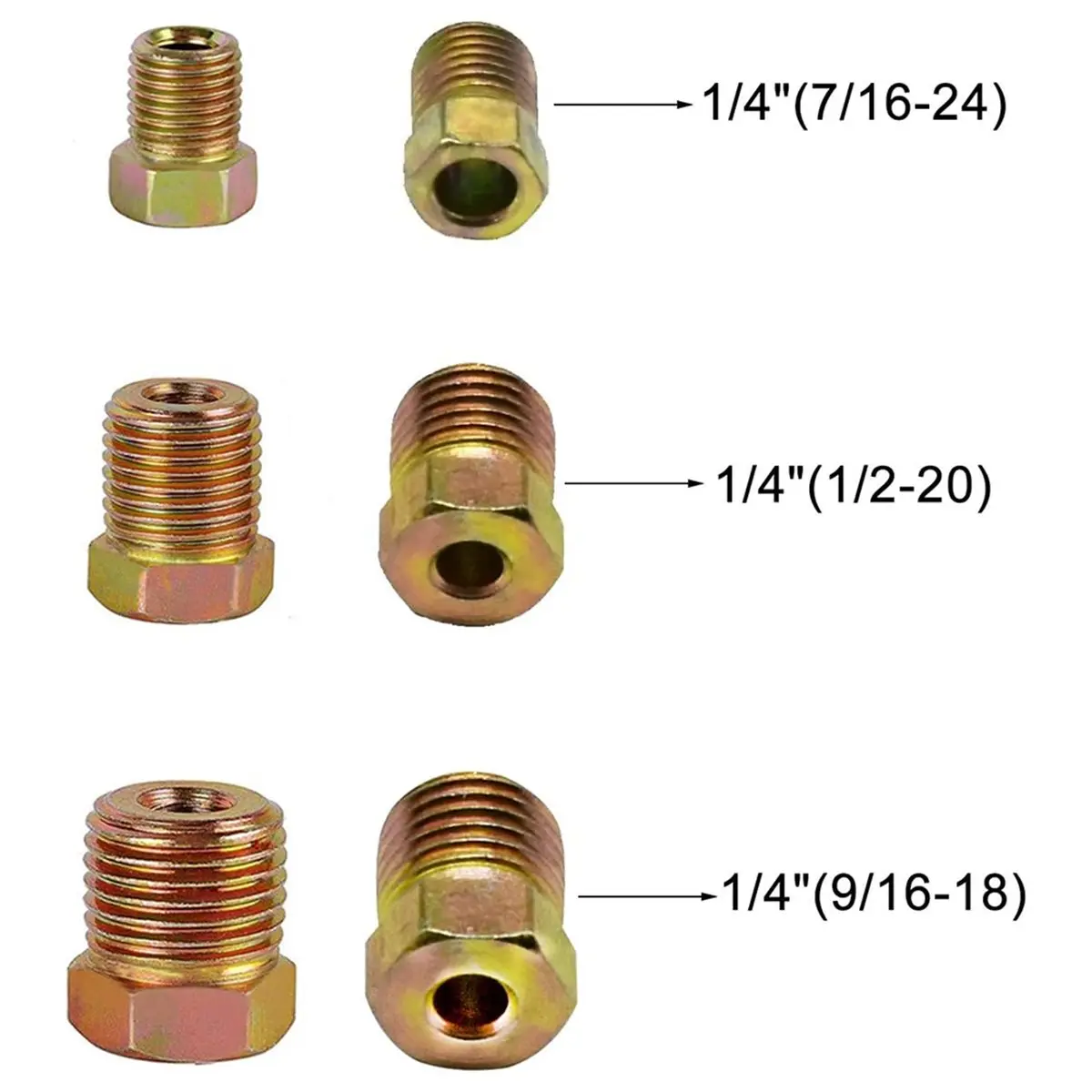 Brake Line Kit 25 Ft 1/4" Flexible Brake Tubing Roll Include 16 Inverted Flare Fittings for Brake System Repair