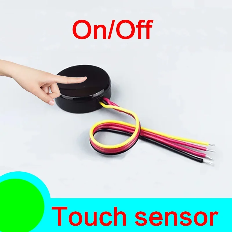 Touch Sensor Switch Dimmer with Port Hand Sweep Control Through Panel, Wood, Stone, Glass, 12V/24V custom  smart light switch