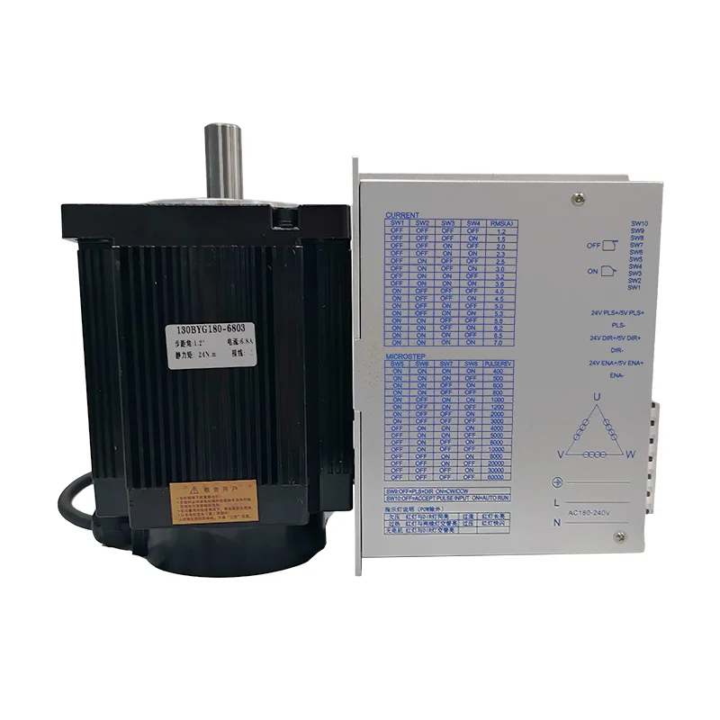 Cnc Step Motor 3 Phase 24N.m 28N.m 35N.m 50N.m Hybrid Nema 52 Stepper Motor For Cnc Sewing Machine