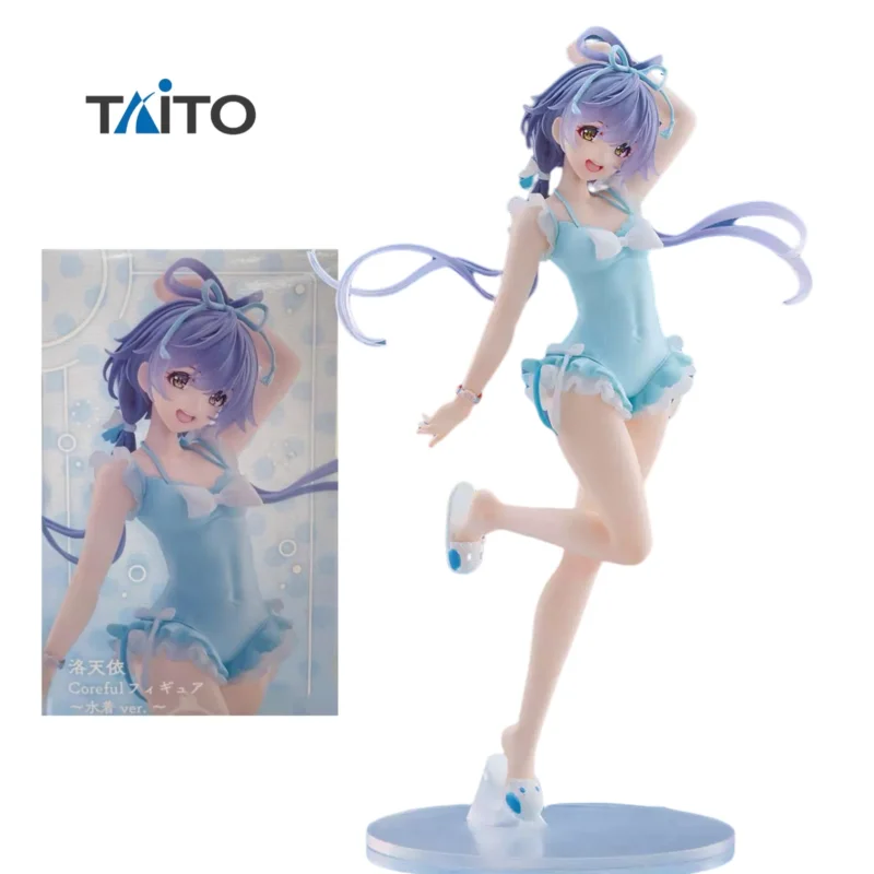 

In Stock Original TAITO Luo Tianyi Vsinger Swimwear‌ Anime Figure Toy Gift for Kid Desktop Ornaments Model Doll Birthday Present