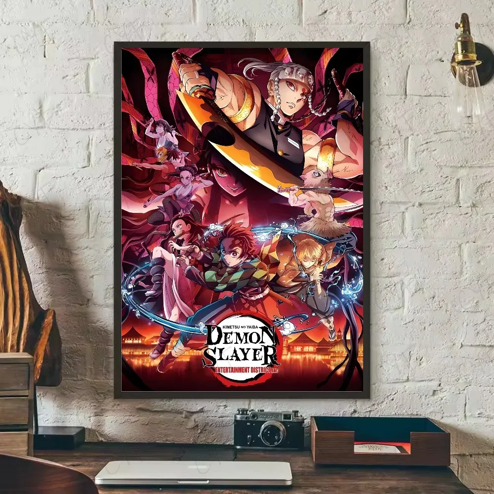

Пазл для взрослых 500/1000 деталей, японское аниме Demon Slayer, бумажный пазл, декоративная картина, упражнение для развития мышления