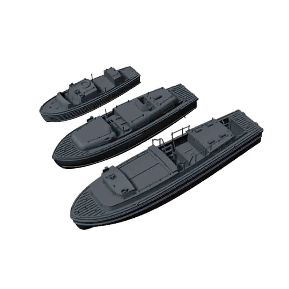 Yao\'s Studio LY003A 1/144 1/200 1/350 1/700 3D Printed Resin Model Kit Royal Navy Boats Type A