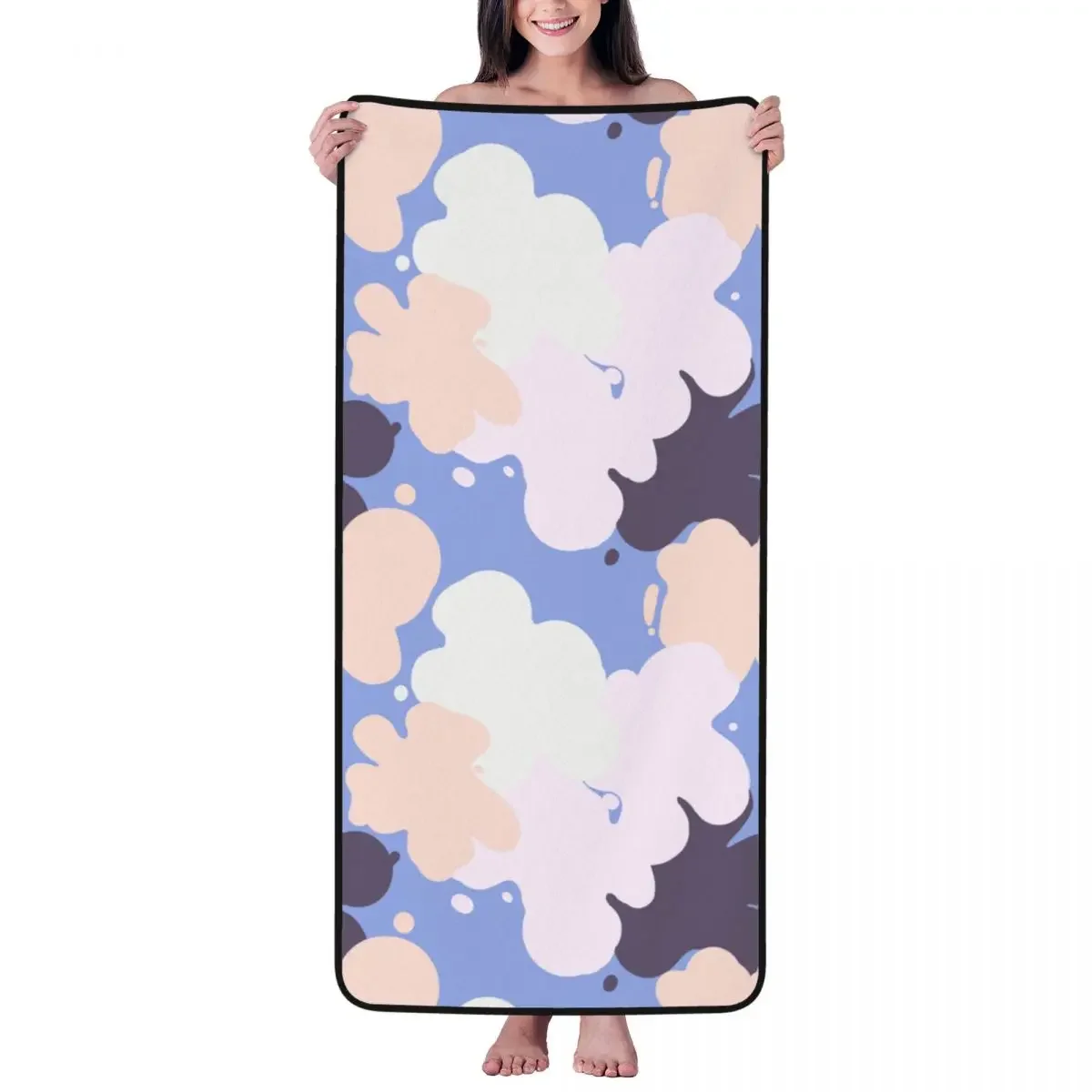 DIY Custom Coral Fleece Bath Towel 27 * 55 Inches With Good Water Absorption Suitable For Bathing Swimming Sports Beach Etc