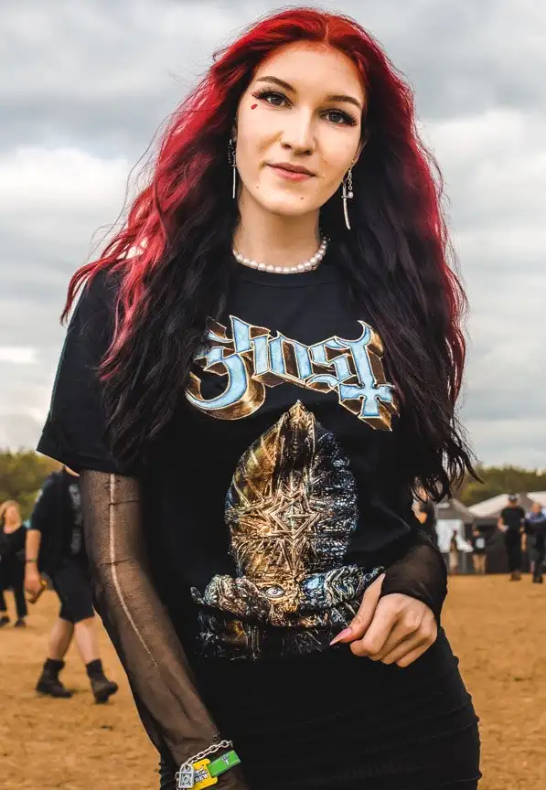 Ghost Imperaglow T-shirt Heavy Metal Women's Men's Oversized Y2k Short Sleeves Casual Cotton Short Sleeve Female Male Clothing