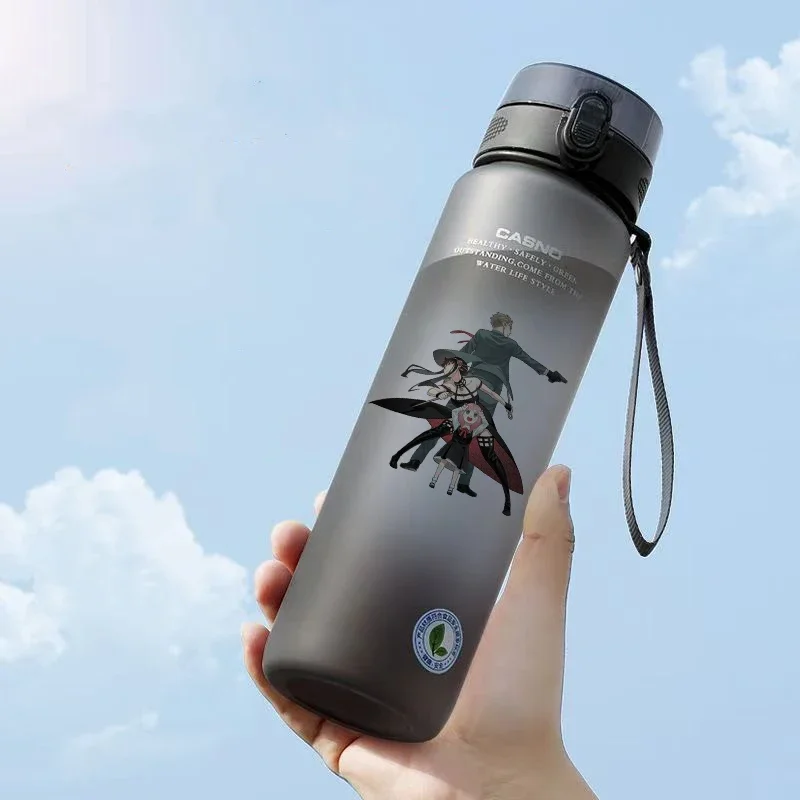 

Anime SPY×FAMILY Q Version Kawaii Cartoon Anya Yor Loid Printed Sports Cup Summer Fitness Frosted Water Bottle Gift Peripherals