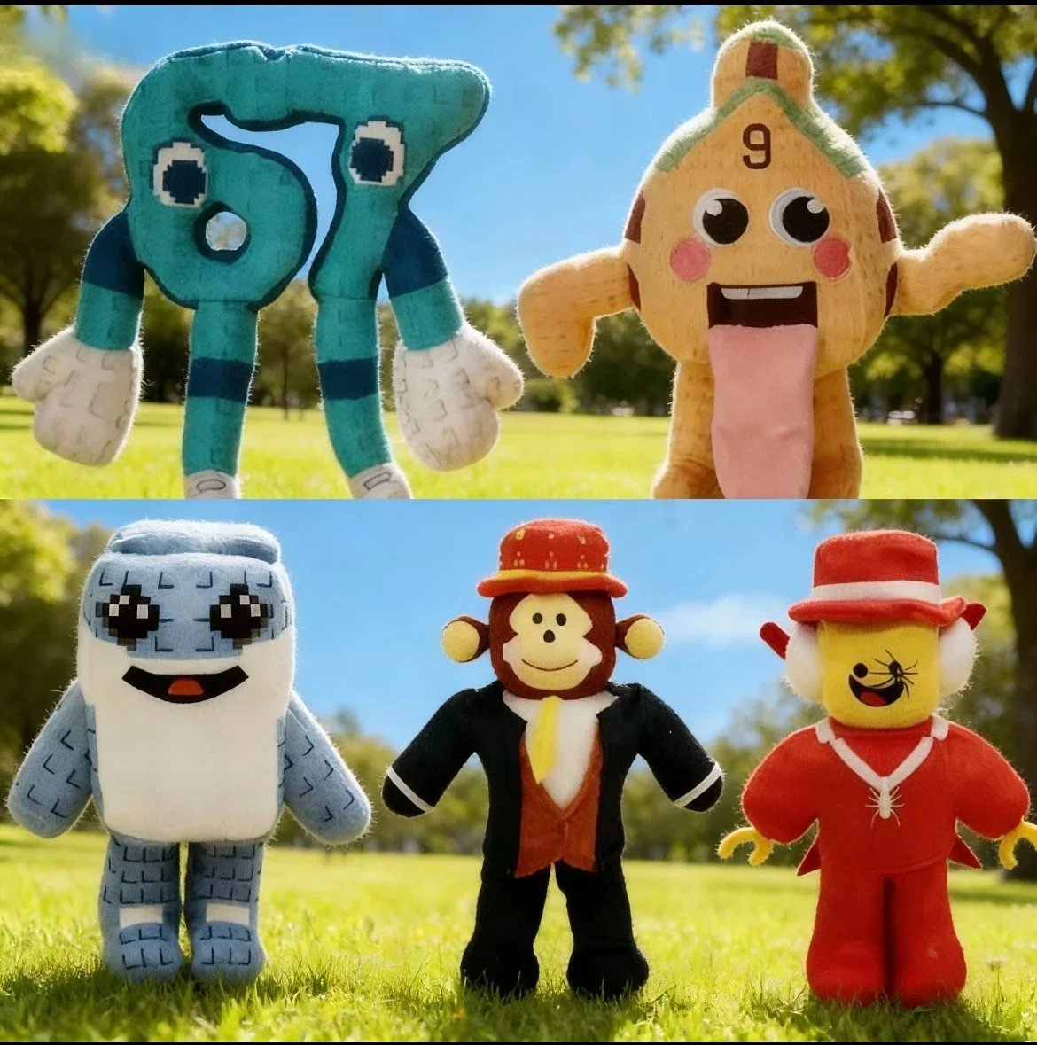 4:4Süßes Nr. 67 Plüschtier Steal a Brainrot Plüsch Anime Spiel Rot Gelb 67 Spielzeug Peripheriegeräte Erdbeere Elefant Kinder Weihnachtsgeschenk