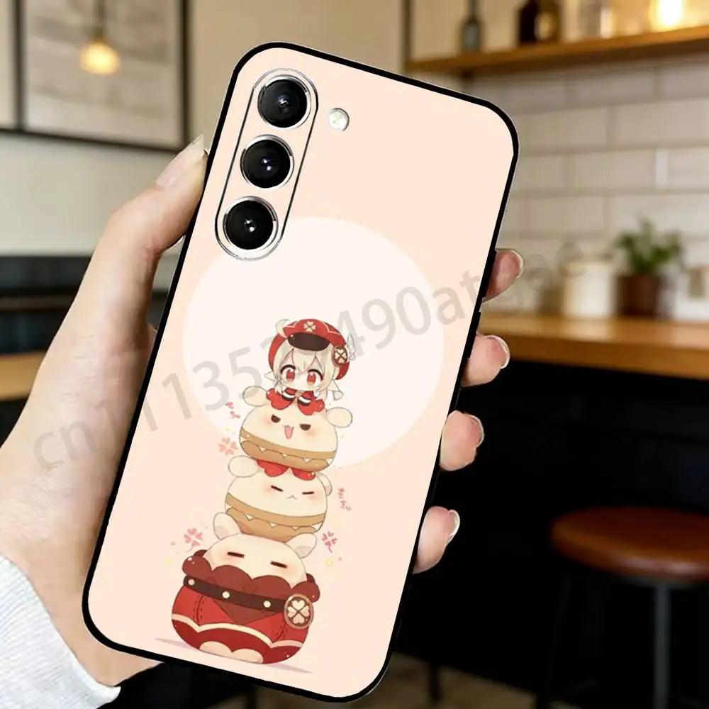 G-Genshin Impact Cute Klee Phone Case For Samsung GalaxyA53,51,72,73,31,30,42 Ultra Protective Phone Shell