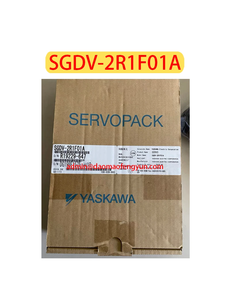 

SGDV-2R1F01A Brand new Servo Drive SGDV 2R1F01A Fast shipping