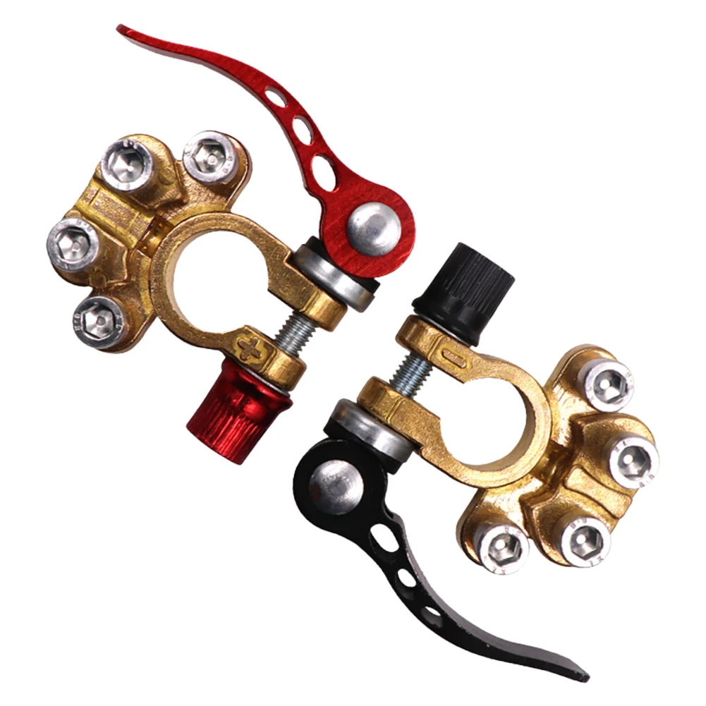 موصلات عالمية سريعة الإصدار، موصلات طرفية للبطارية مانعة للتسرب، قفل مفتاح ربط، ملحقات السيارات لشاحنة سيارة القافلة