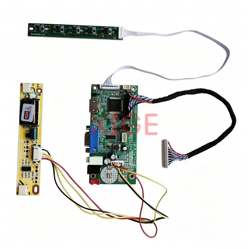 

For TMS156WX1 M156XW01 HT156WX1 M156B1 LCD Display Drive Controller Board Kit DIY 1366x768 30 Pin LVDS VGA+HDMI 1366*768 2-CCFL