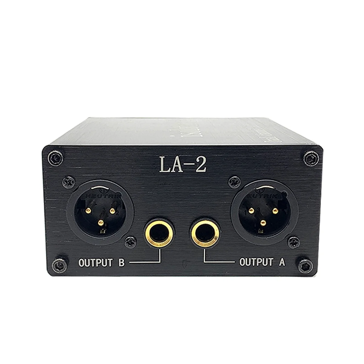 Audio Signal Isolator 6.35 XLR Head Mixer Audio Current Acoustic Noise Filter Remover LA-2