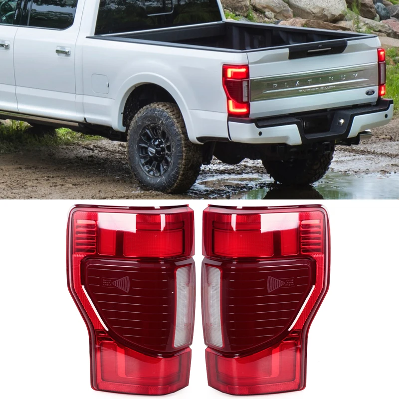 For Ford F250 F350 Super Duty 2020-2022 LC3Z13404E LED Tail Light Brake Light Car Accessorie w/Blind Spot (Module NOT Included)