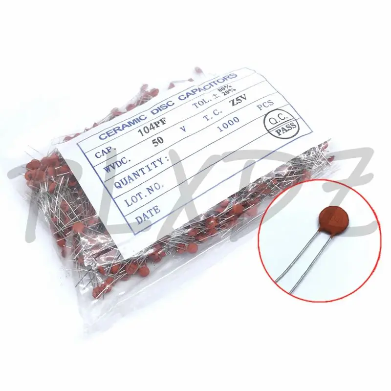 100 pièces condensateur céramique 50V 1pF ~ 100nF 0.1uF 104 4.7PF 10PF 22PF 33PF 47PF 100PF 101 220PF 221 330PF 470PF 1NF 103 47NF 473
