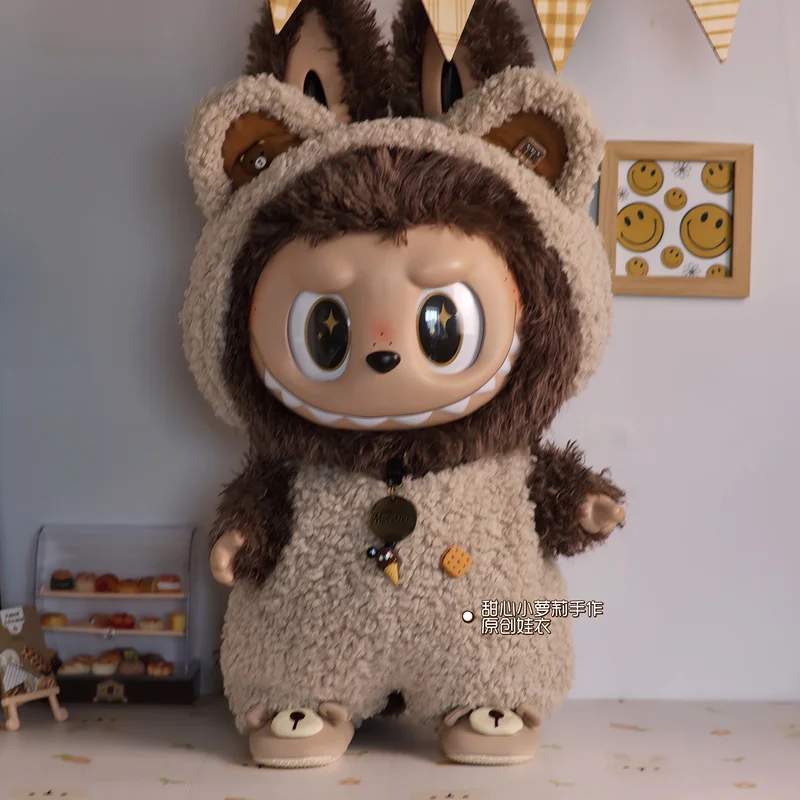 Original Design 58cm Labu Cloth Clothes Zimomo Clothes Labu Doll Clothes Winter Warm Bear Beautiful Coat Shoes Festival Gift