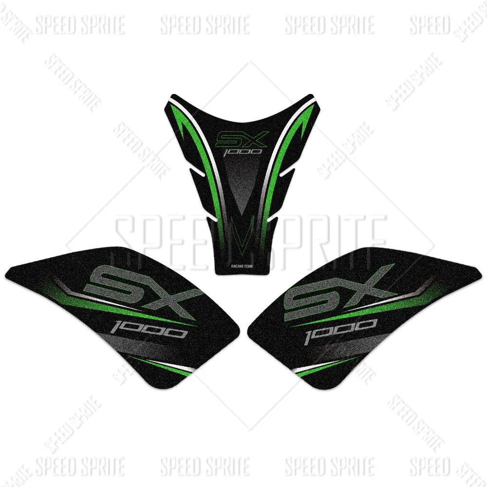 For Kawasaki Z 1000SX Ninja 1000SX Z1000SX 2017-2024 3M Motorcycle Fuel Tank Pad Stickers Anti Slip Decals Accessories