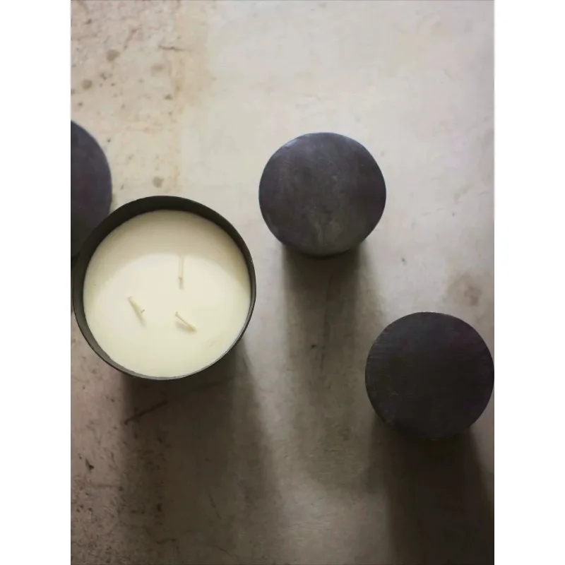 Scented Candle Scented Tin Can King Cone Square