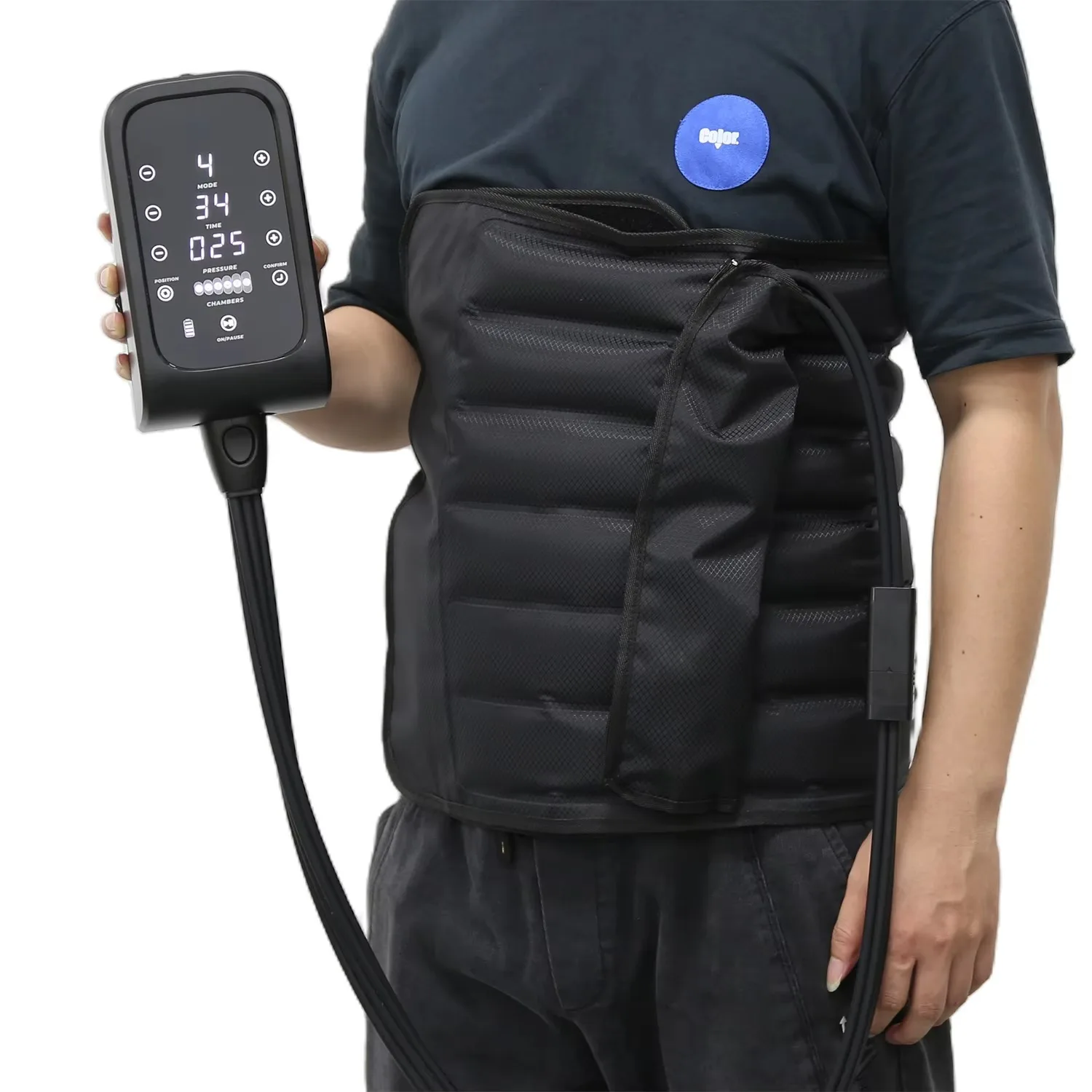 

STLF6-камерный перезаряжаемый воздушный компрессионный массажер для ног, физиотерапевтические восстанавливающие ботинки для лимфодеи, целебный массажер для ног