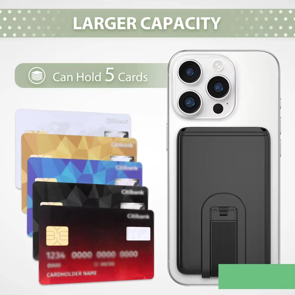 Adhesive Phone Card Holder Stick-on Wallet ID/Credit Card Holder Pouch Sleeve Back Card Holder Pocket for iPhone Samsung Galaxy
