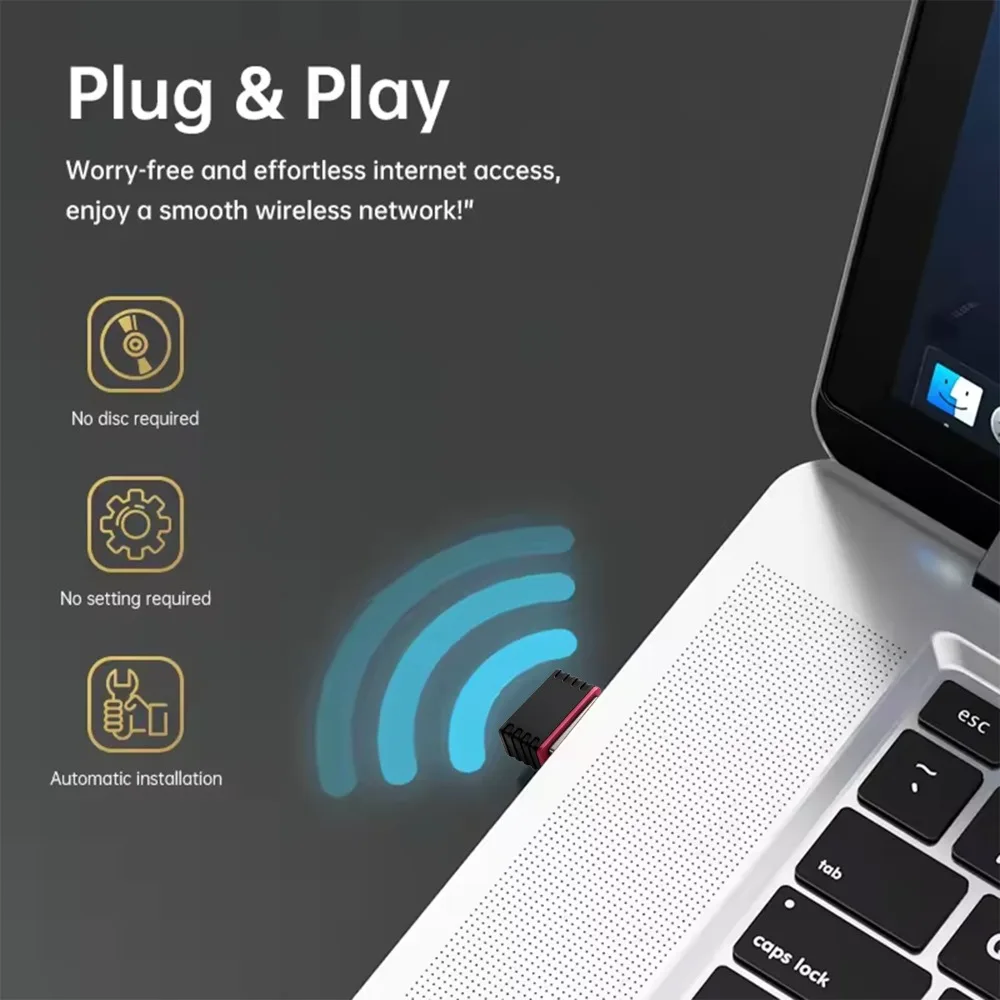 Per Console di gioco R36S RTL8188FTV Dongle USB Scheda di rete piccola wireless Tipo C Adattatore OTG per accessori di gioco R36S/R36H