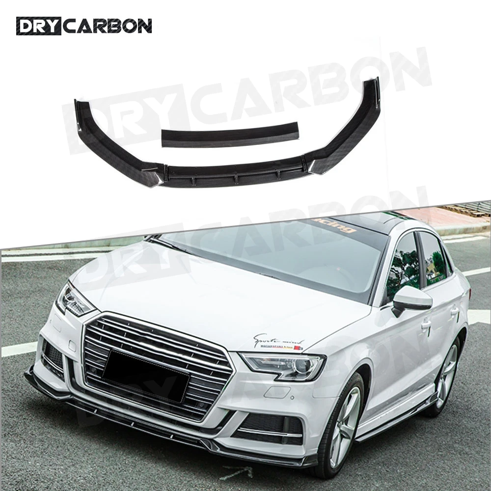 

ABS Front Lip Spoiler for Audi A3 Sline S3 Not A3 Standard 2017- 2019 Head Bumper Chin Guard Car Styling