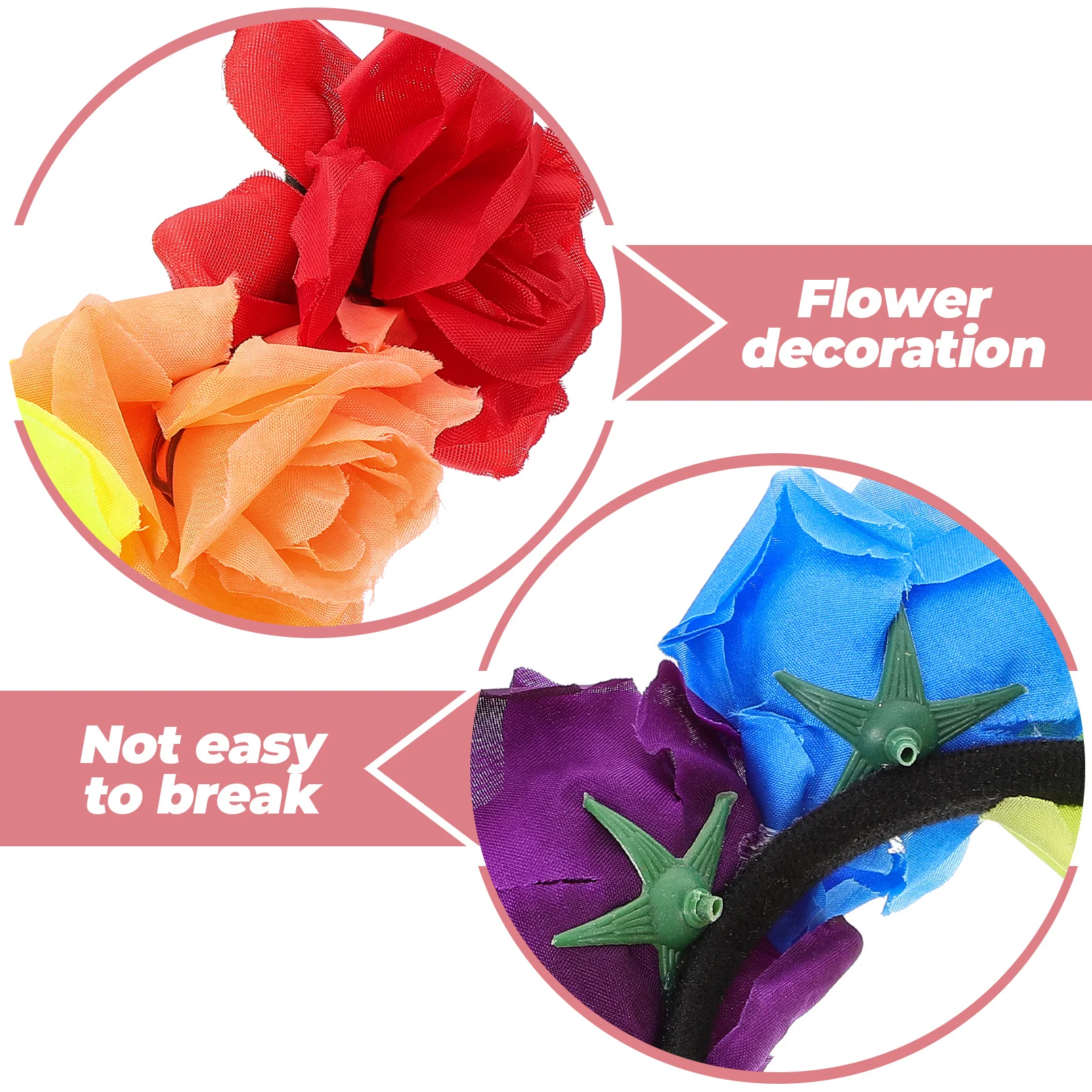

The Flowers Headband Women's Girl Hair Accessories Ms Polyester Elegant Headdress