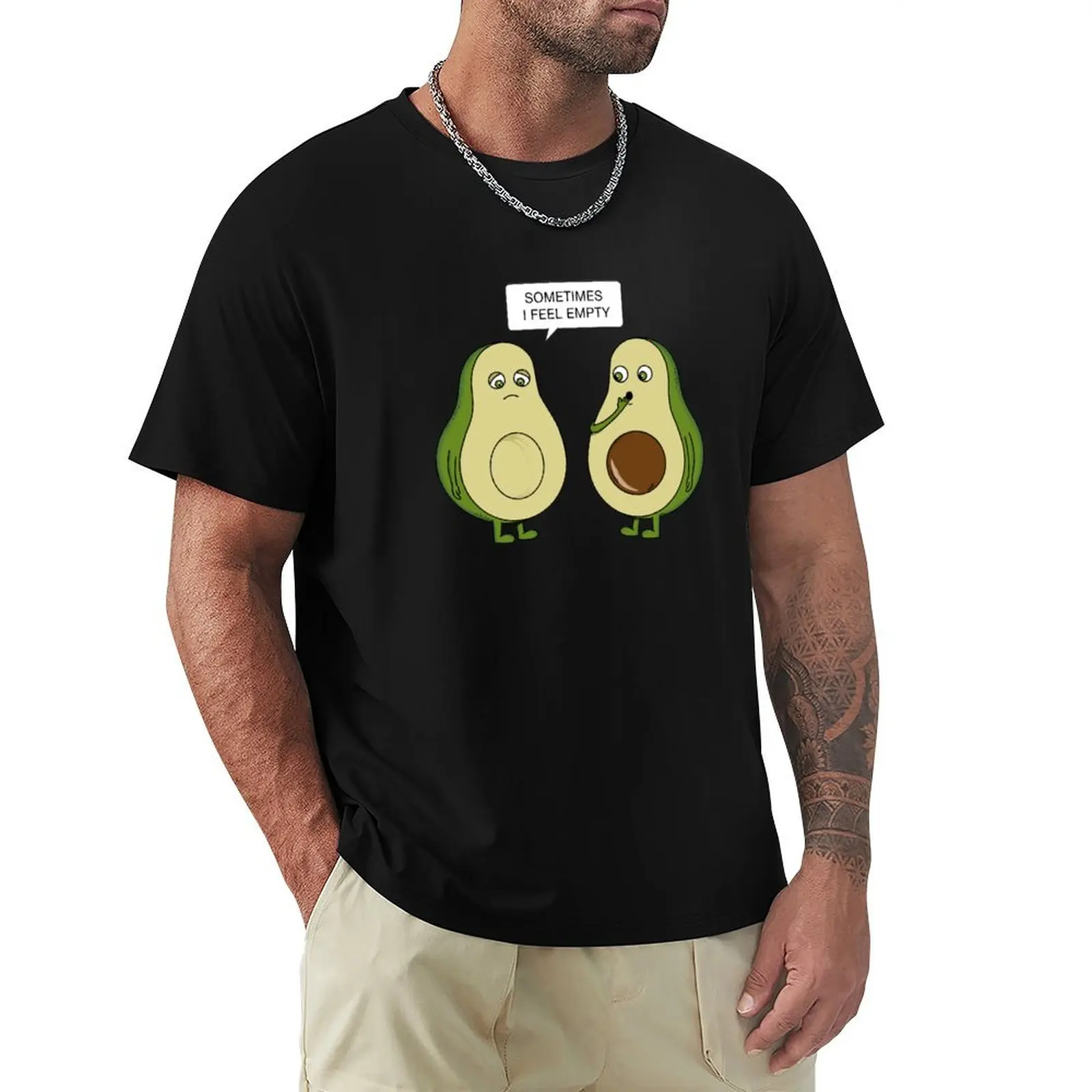 Avocato Empty T-Shirt Worker Basic Short Sleeve Tee