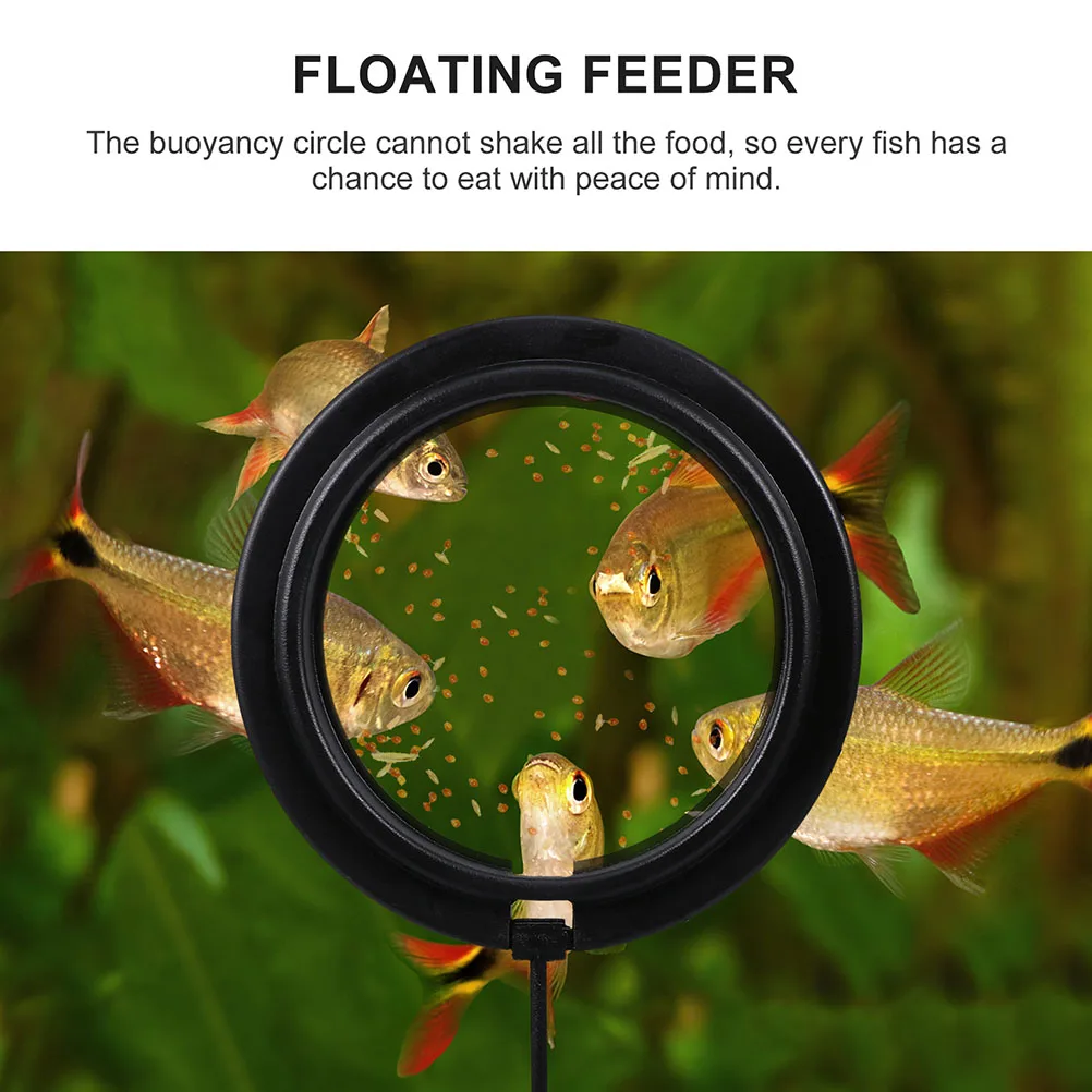 

3Pcs Fish Feeding Rings Floating Aquarium Supplies Safe Materials Practical Use Fish Feeding Ring Aquarium Supplies