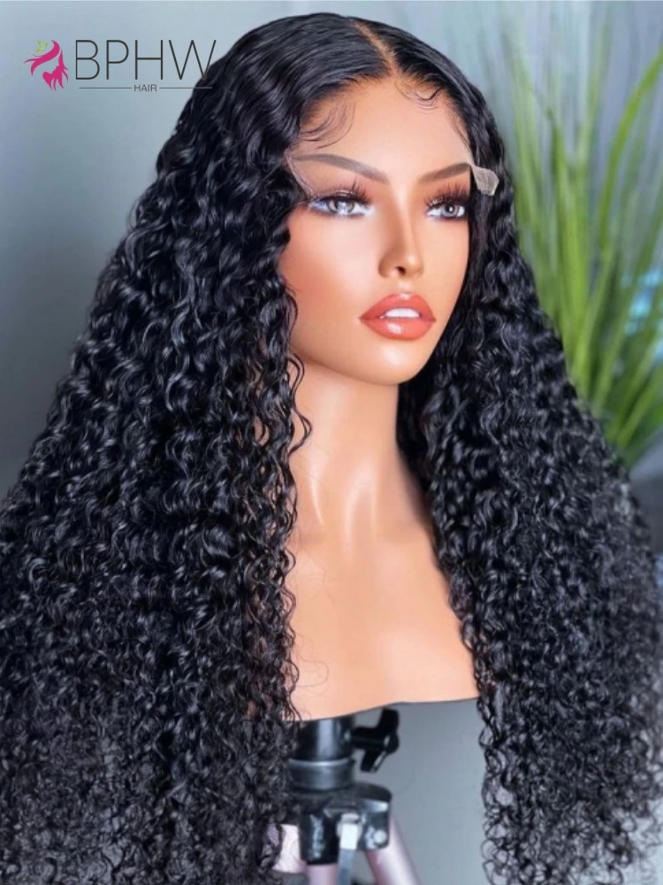 

13x4 Jerry Curly Lace Front Wig Kinky Curly Human Hair Wigs Brazilian 4x4 HD Transparent Lace Frontal Closure Wig For Women BPHW
