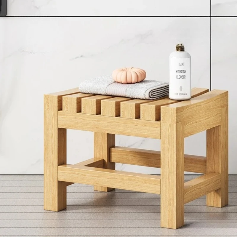 Nordic Low Bathroom Relaxing Chair Designer Stackable Small Portable Elderly Stool Vanity Shower Children Postmodern Furniture