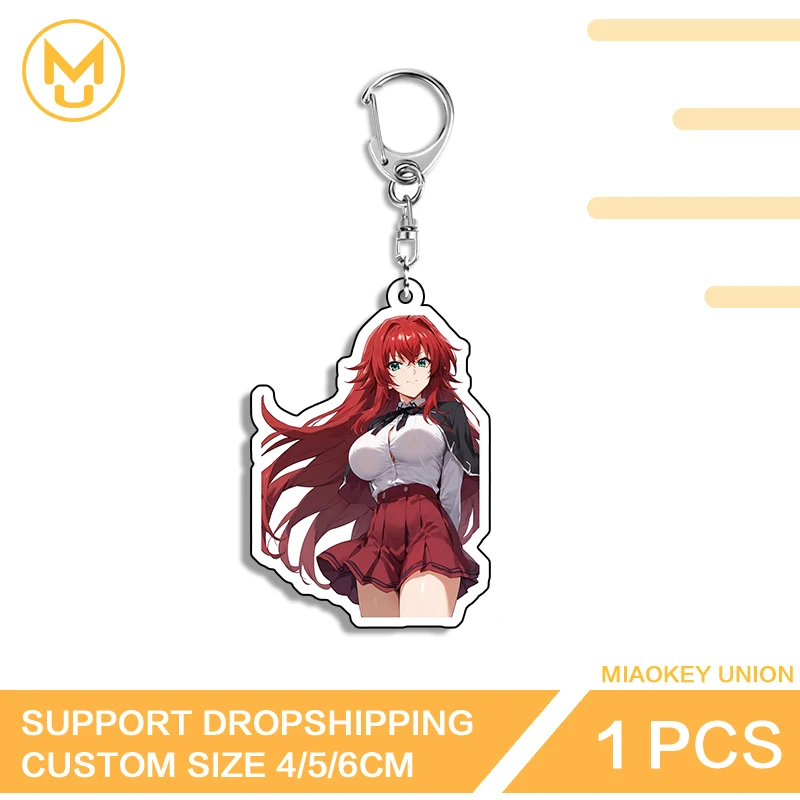 Porte-clés pendentif Rias Gremory, fantaisie, léger, accessoires pour sacs à dos de voiture, adapté aux amateurs d'animaux et de jeux, offre spéciale