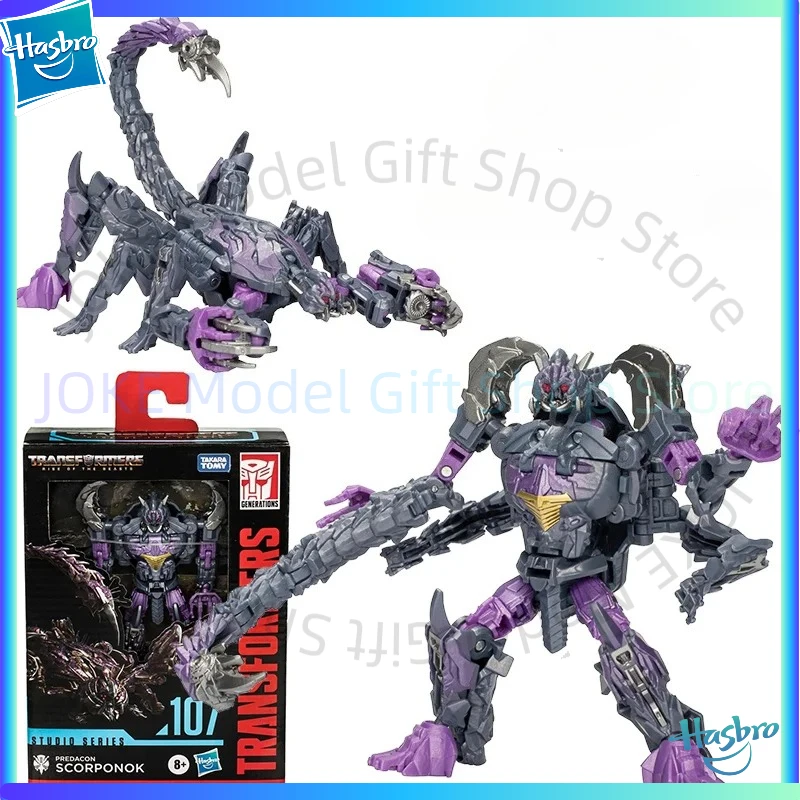 

Original Takara Tomy Hasbro Transformed toys Studio Series SS107 Scorponok Transformed toys Classic Movie Series OrnamentsFigure