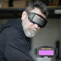 Welding Glasses Automatic Darkening Dimming Anti-glare Argon Arc Welding Glasses Welder Safety Eye Protection Goggles Tools