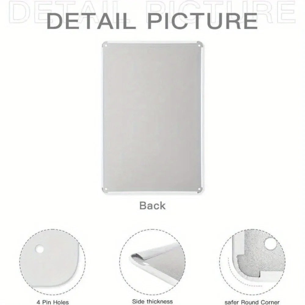 ديكور فني جداري معدني عتيق بكيني - تصميم مسطح ثنائي الأبعاد لديكور المنزل والمقهى ولا يتطلب بطارية