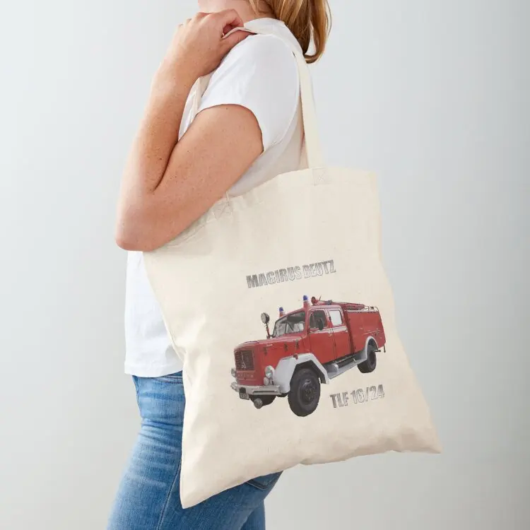 

Fire department fire engine Magirus-Deutz TLF 16/24 Tote Bag Canvas bag for women Big bag Women's beach bags