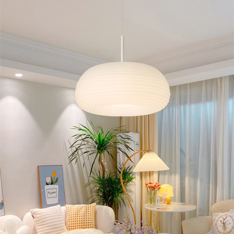 Modern Minimalist Environmentally Friendly PE Ceiling Pendant Light Kitchen Dining Table Bedroom Led Interior Decoration Lamp