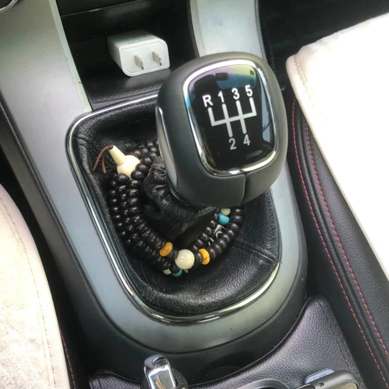Compatible 6 Speed Manual Gear Shift Knob Shifter Lever Head for 2011-2012