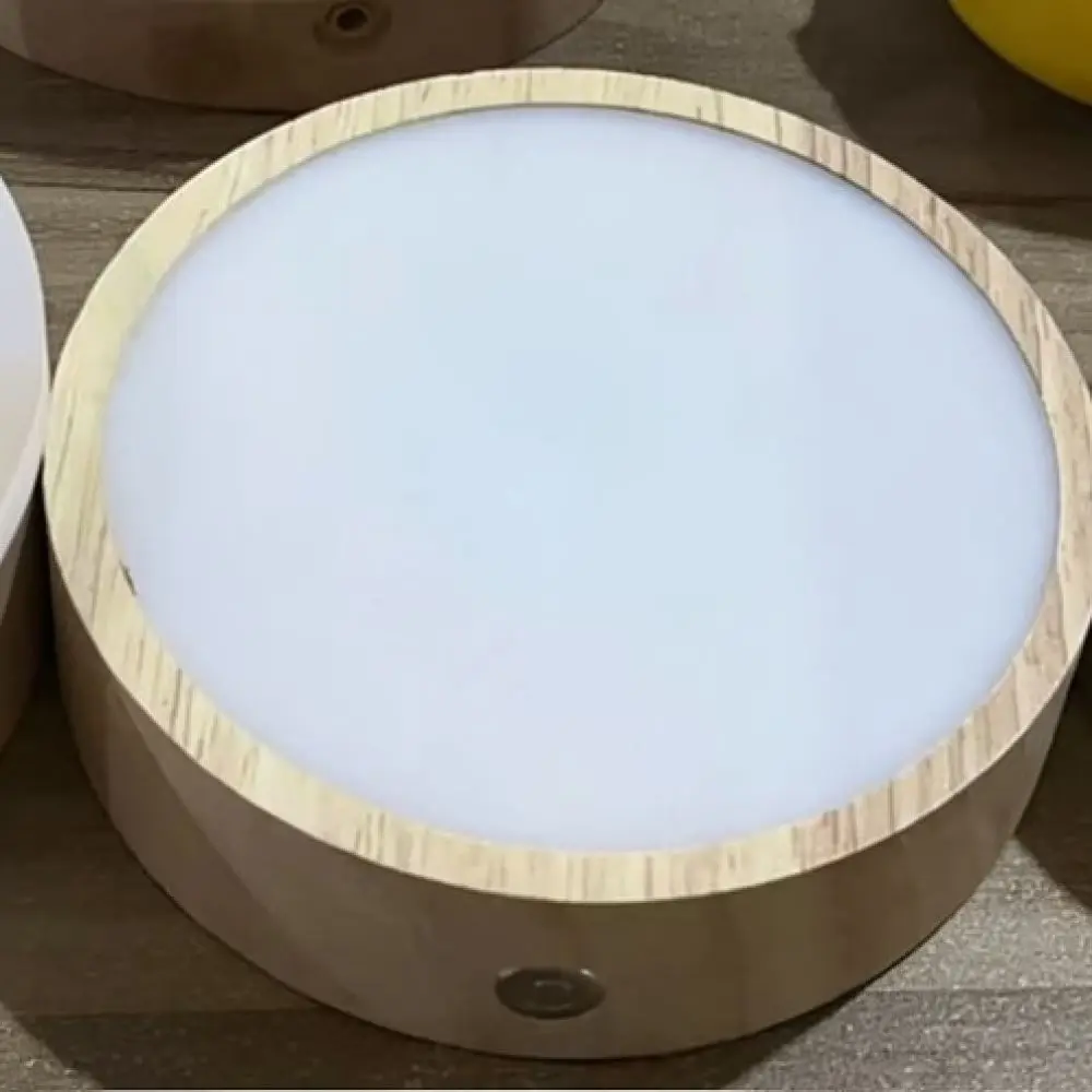 LED Light Up Coaster Wooden Base Glowing Display For Cocktail Glass Cup Wine Mug Table Atmosphere Decoration Party Accessory