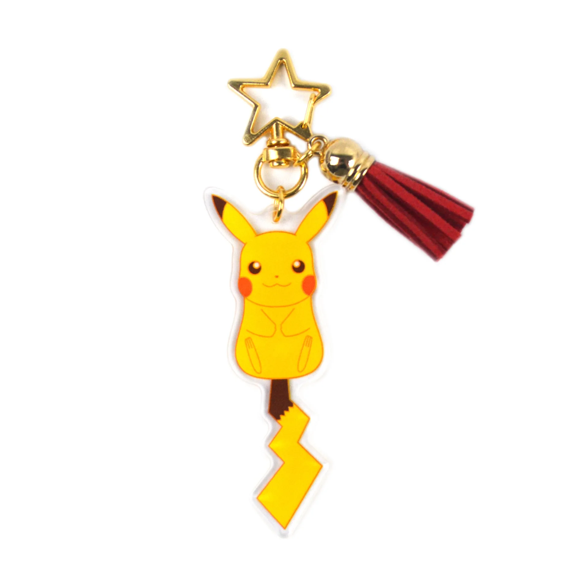 Pokemon Pikachu écureuil Gengar Anime acrylique amis cadeau fille bijoux mignon créatif porte-clés porte-clés sac breloques cadeaux