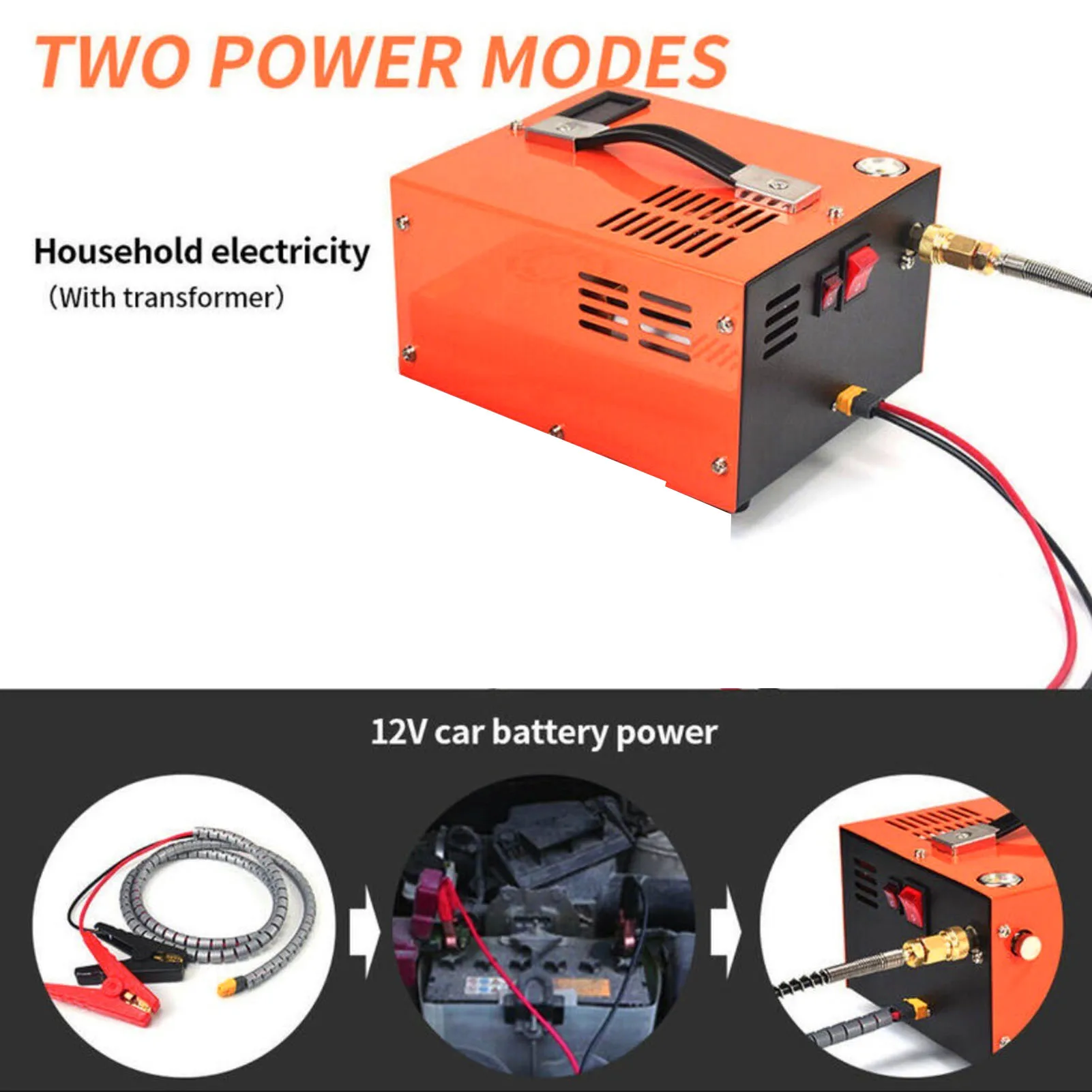 Bomba de alta presión Convertidor de potencia incorporado DC 12V para bomba de automóvil