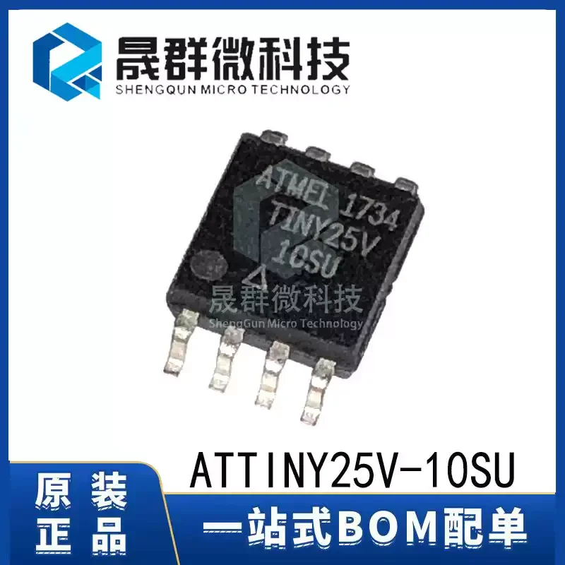 3-10pcs original genuine ATTINY25V-10SU ATTINY25V SOP-8 microcontroller 8-bit microcontroller IC