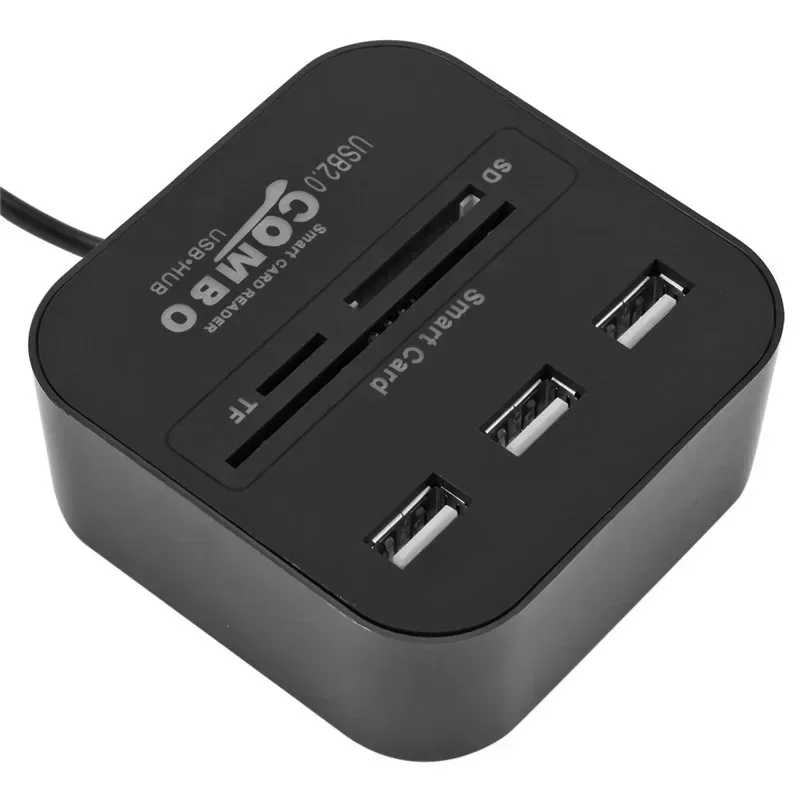 เครื่องอ่านการ์ด HUB, 3 พอร์ต, ไอซี, ซิม, SD, TF, การจัดเก็บภาษี, รหัสธนาคาร, สมาร์ท, CAC, DNI, ATM