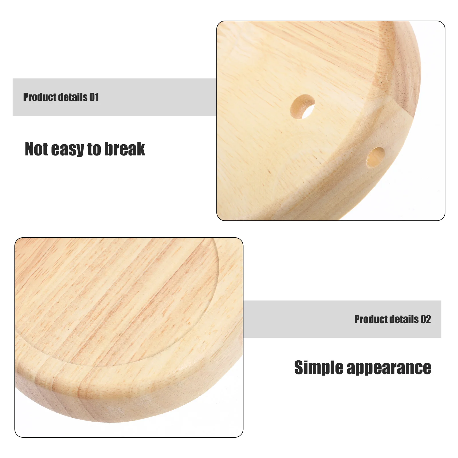 

Wood Oval Table Lamp Base DIY Solid Wood Stand for Desk Bedroom Living Room Study Office Light Parts Display Lamp Base