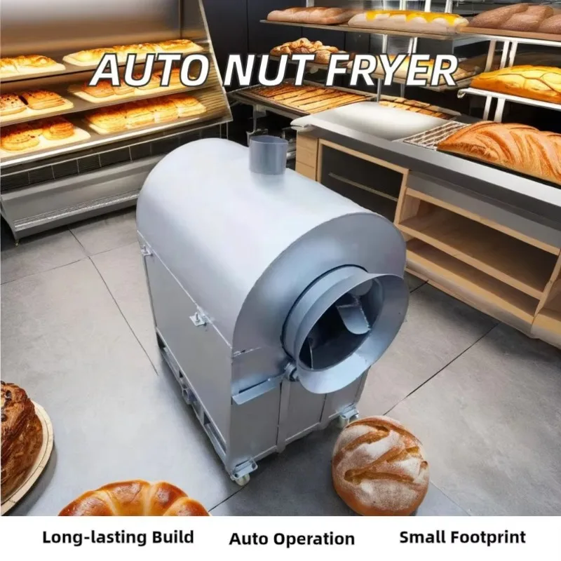Fully Automatic Commercial Stir-Fried Walnuts Chestnuts Peanuts Corn Machine Nut Processing Machine New Commercial Machine OME