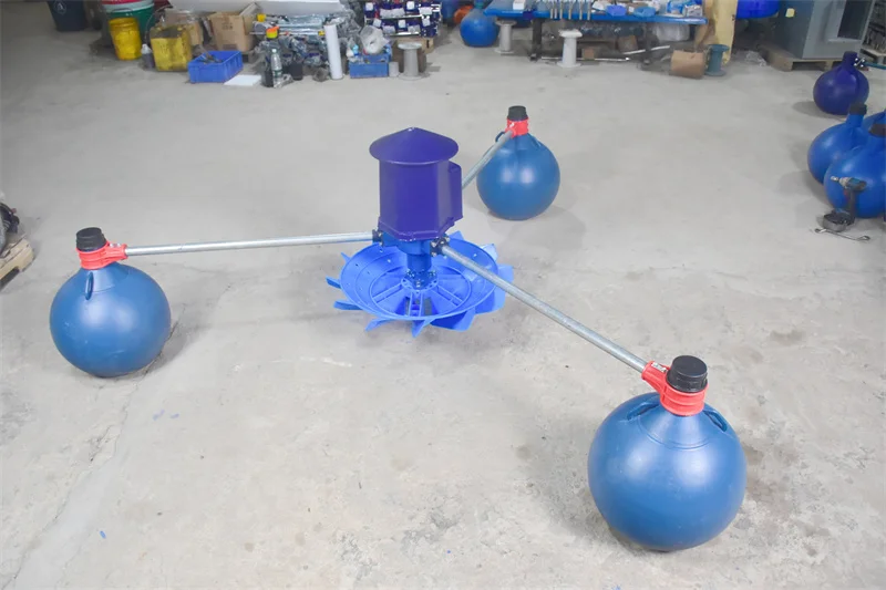 Solar Powered Floating Pond Aerator Impeller Pump New Gearbox Oxygen Machine Permanent Magnet Synchronous Motor Core Engine view 4