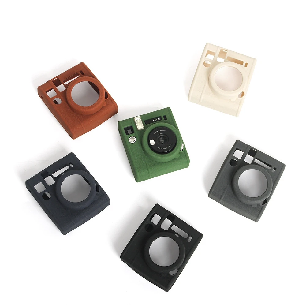 Suitable for Instax mini40 camera protective case, simple solid color, dust-proof and stain resistant