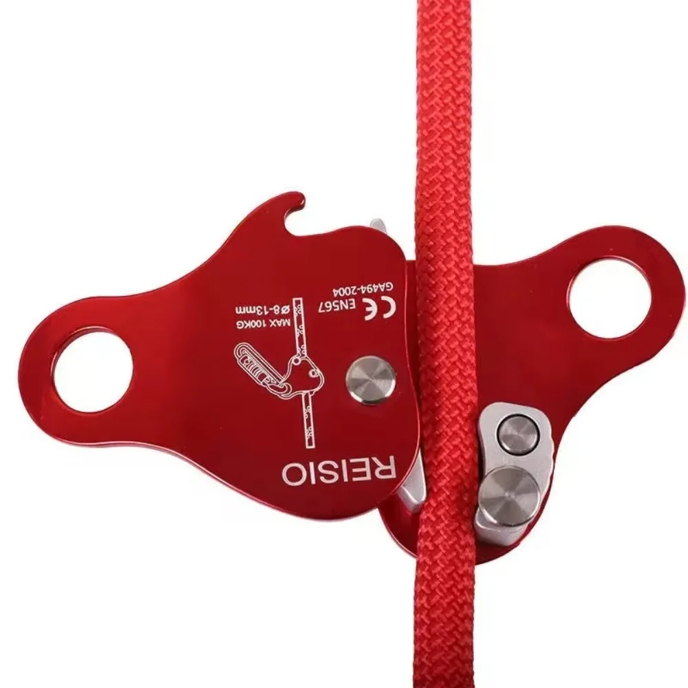 8-13mm Rope Rock Climbing Ascender Self-Lock Arborist Climbing Rope Protection Device Anti-Fall Rigging Rope Gripper Protector