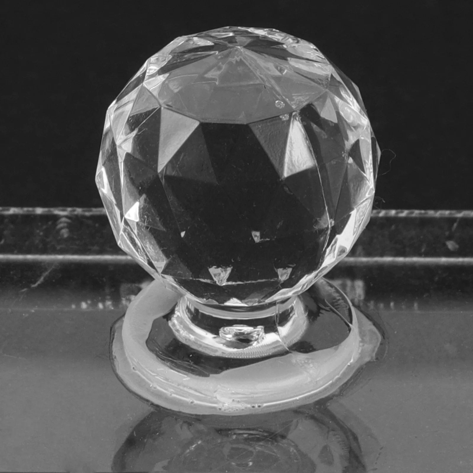 5pcs 5 Pack Blush Applicator Eyeshadow Press Tool Cosmetics Transparent Blusher Stamp