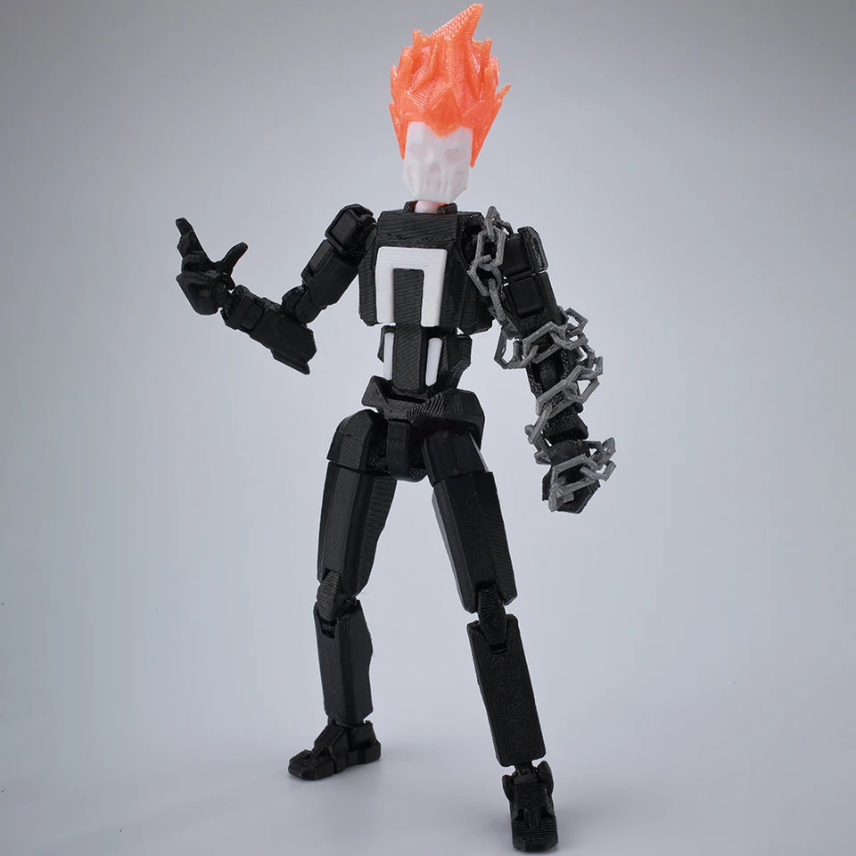 9L3D Printed Multi-Jointed Articulated Action Figure Dummy13 9L3D Printed Multi-Jointed Articulated Action Figure Dummy13