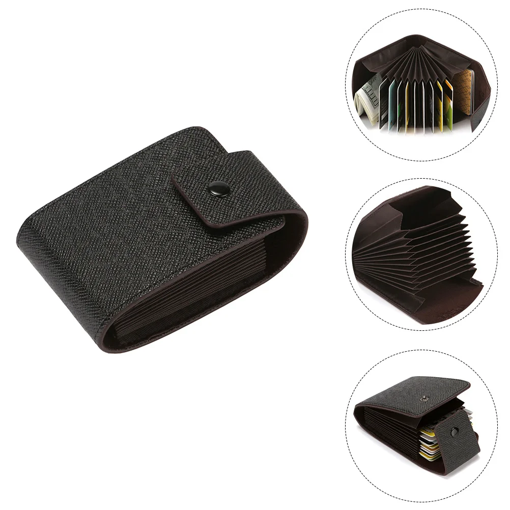 

Pu Card Holder Mini Storage Pouch For Bank Id Bus Cards Portable Organizer Durable Change Pouch Multifunction Coin Bag